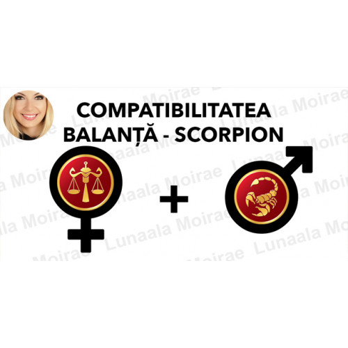 Compatibilitatea Balanta  - Scorpion  în dragoste si casatorie